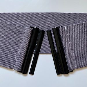 American Apparel Wide Gray Elastic Belt